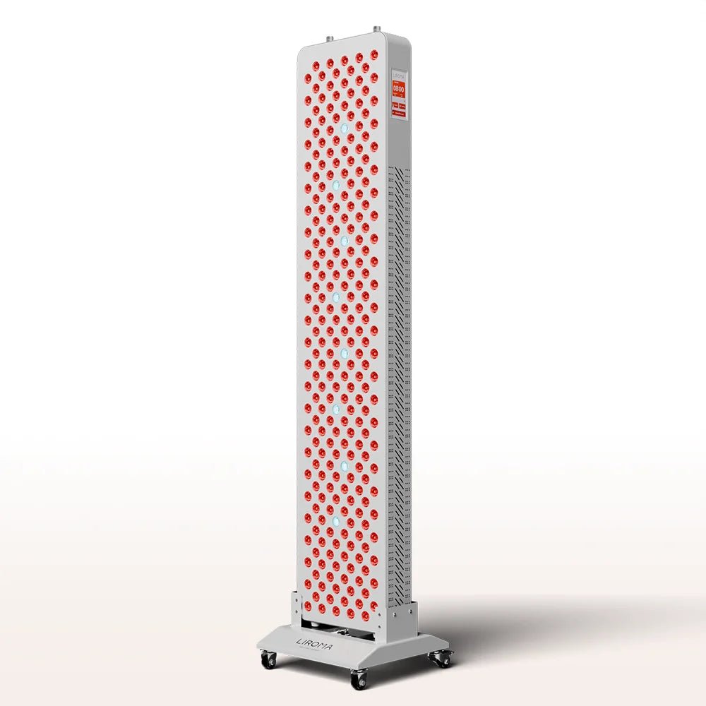 Liroma PrimeForce RL240 rood licht therapie paneel op vloerstandaard